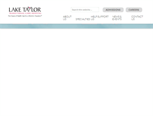 Tablet Screenshot of laketaylor.org